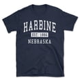 thumbnail image 1 of Harbine Nebraska Classic Established Men's Cotton T-Shirt, 1 of 1