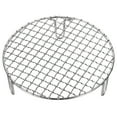 thumbnail image 3 of Uxcell Round Cooking Rack, 7.5-inch Stainless Steel Cross Wire Barbecue Grill Net Racks with 50mm Legs, 3 of 5