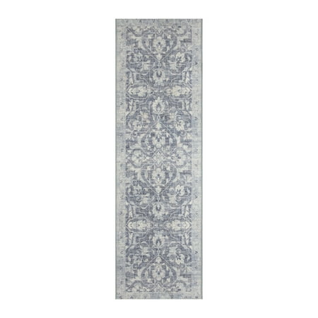 better homes & gardens blue persian 24  x 84  runner rug