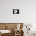 thumbnail image 2 of Beautiful Swan Black Reflection Animals & Insects Graphic Art Black Framed Art Print Wall Art, 2 of 7