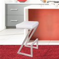thumbnail image 2 of Armen Living Atlantis Tabouret de Bar en Similicuir de 30 Po en Blanc, 2 of 5