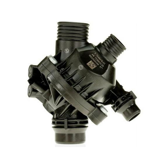 Engine Coolant Thermostat Housing Assembly - Compatible with 2006 BMW 325xi 3.0L 6-Cylinder