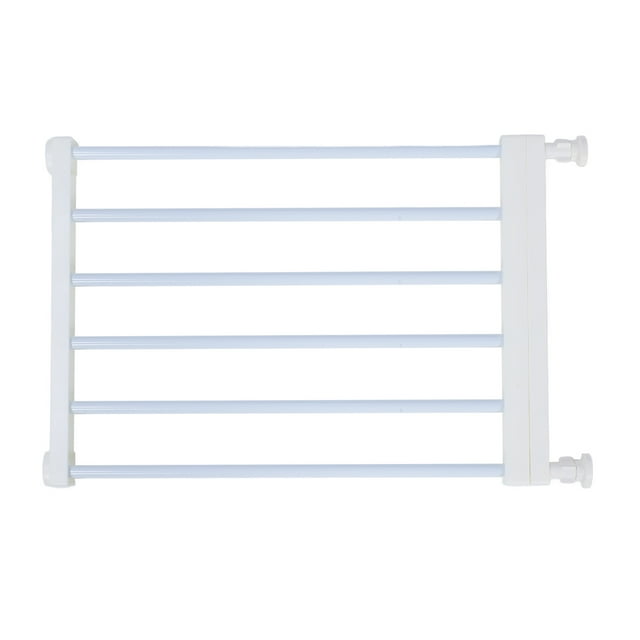 Portail Court pour Chien, Portail Extensible Polyvalent pour Animaux avec Installation Facile, Mécanisme de Verrouillage de Petite Porte Réglable. Adapté aux Petits Chiens, Fabriqué avec Tube en Acier au Carbone, Matériau ABS