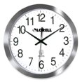 thumbnail image 3 of Lorell LLR60996 Wall Clock- 12in.- Arabic Numerals- White Dial-Silver Frame, 3 of 3