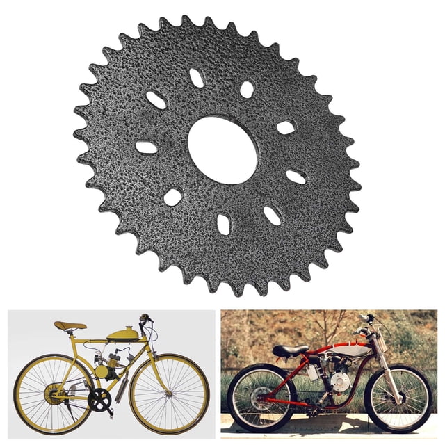 415 Sprocket Trasero de Cadena 9 Agujeros 36T 36T para 49cc 50cc 60cc 80cc bicicleta motorizada de empuje de bicicleta