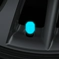 thumbnail image 6 of 4 Pack Blue Glow in the Dark Tire Valve Stem Caps for Car SUV Truck Wheel Rims, 6 of 7