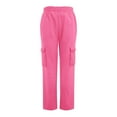 thumbnail image 3 of KALE Baggy Sweatpants Wide Leg Pants Women High Waist Loose Sports Comfortable Jogging Trousers With Pocket Casual Sweatshirts Women's Pants Pink, 3 of 4