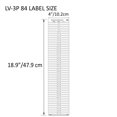 thumbnail image 2 of LV 208V 347V 480V 575V 600V 3 Phase Circuit Breaker Panel Directory Labels Stickers (84 Circuits 1 Pcs), 2 of 3