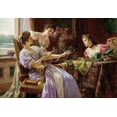 thumbnail image 1 of Pinturas en lienzo Vintage de corte Noble para mujer, carteles e impresiones de paisaje, arte de pared moderno, imagen para sala de estar, decoración del hogar, 1 of 4
