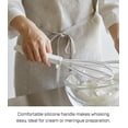 thumbnail image 3 of Yamazaki Home Floating Whisk, White, Silicone + Nylon, Dishwasher Safe, Floating Design, No Assembly, 3 of 7