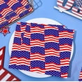 thumbnail image 4 of Dvumao Memorial Day Decorations, 25 Pack 4th Of July Paper Napkins Patriotics Americans Flag Disposable Napkins 6.5x6.5in Star And Stripe Independence Day Home Kitchen Party Supplies, Women Gifts, 4 of 6