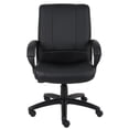 thumbnail image 5 of Scranton & Co Contemporary Mid-Back Caressoft Executive Office Chair in Black, 5 of 8