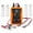 White, variant on Universal Fuel Injector Tester And Cleaner Tool Kit, 8 Pulse Modes, With 4 Injector Cleaner Adapters, Short Circuit Protection