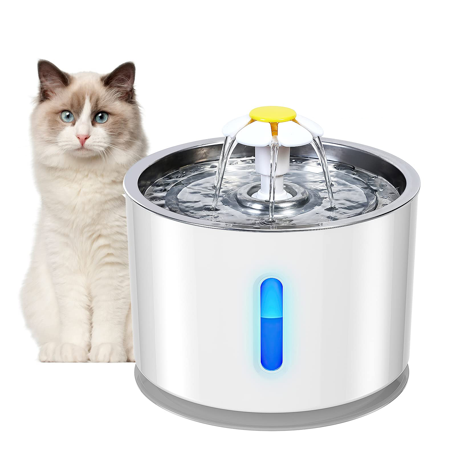 ACEUR Cat Water Fountain,85oz/2.5L Automatic Pet Water Fountain for