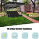 thumbnail image 4 of Multi-color Outdoor Waterproof Swing Canopy Cover Set Replacement For Garden Yard Swing Chair Canopy Roof Shade Cover, 4 of 10
