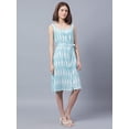 thumbnail image 2 of ENTELLUS | Sleeveless, square neck, knee length, Ikkat Dress, 2 of 4