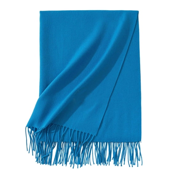 Fsgntruao Scarfs for Women Winter Shawls Wraps for Evening Dress Bridesmaid Wedding Bridal Warm Long Large Scarves Blue,Free Size