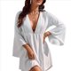 thumbnail image 3 of Traje de Baño para Mujer, Vestido de con Cuello en V, Pareo de Bikini Fluido M, 3 of 9