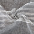 thumbnail image 6 of 2 Panels Sheer Curtains, Faux Linen Textured Voile Grommet Striped Tier Curtain, 6 of 7
