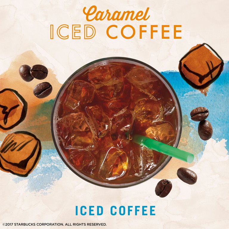 Starbucks VIA Instant Coffee Flavored Packets — Caramel Iced — 100