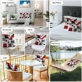 thumbnail image 6 of Space Design Sense Outdoor Pillow Covers Pack of 2 Abstract Irregular Grey Line Stitching Waterproof Throw Pillow Covers Decorative Cushion Cases for Patio Garden Tent Balcony Couch 20x20 inch, 6 of 8