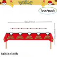 thumbnail image 4 of Decoración para fiesta de cumpleaños de Pokémon, mantel, vaso, plato, servilleta, bolsa de regalo, baby shower, regalos para niños, suministros para fiestas, 4 of 5