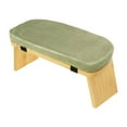 thumbnail image 4 of Meditation Bench Folding Kneeling Stool Wooden with Soft Cushion for Yoga Meditation and Prayer, 4 of 9