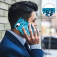 thumbnail image 4 of Leather For Apple iPhone 17e / 16e 6.1-inch Wallet Case Butterflys&Flowers, With Card Holder,Wristband,Magnetic Clasp Kickstand Folio Cover,Color-2,For iPhone 17e / 16e, 4 of 8