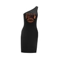 thumbnail image 3 of Vestido de verano con hombros descubiertos para mujer, ligero, corto, para aniversario M, 3 of 7