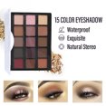 thumbnail image 4 of Set de cosméticos para principiantes HUOGUO para niñas con sombra de ojos de 15 colores, 4 of 5