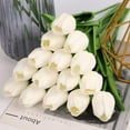 thumbnail image 5 of 10pcs Artificial Tulip Flowers, Real Touch Pink Tulips, Fake Tulips for Bouquet Arrangements Table Centerpieces Home Indoor Outdoor Summer Decorations, 5 of 5
