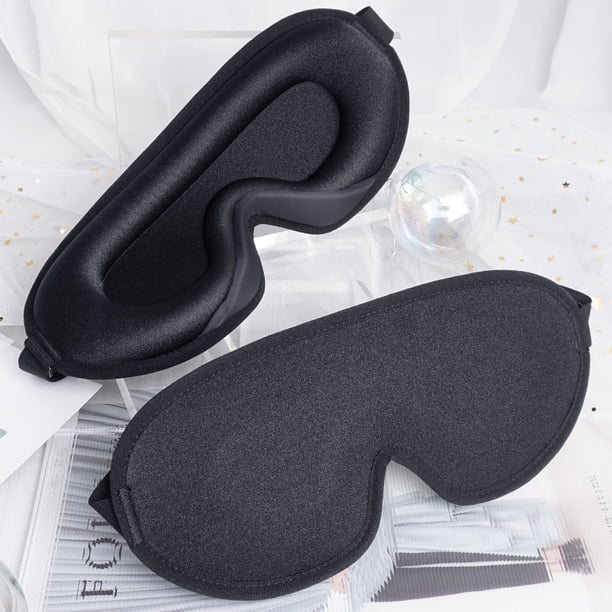 Antifaz para dormir para mujeres y hombres, antifaz para dormir en 3D para personas que duermen de lado, antifaz opaco para ojos para