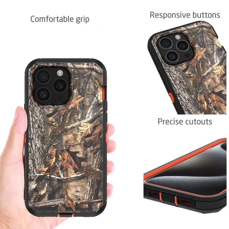 Apple iPhone 16 Pro Max Case Military Grade Heavy Duty Phone Cover Camo / Case Only Apple iPhone 16 Pro Max Case Military Grade Heavy Duty Phone Cover Camo / Case Only