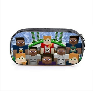 Minecraft Pencil Case Vertical square stationery case Polyester gaming peripheral pencil case fgy171