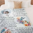 thumbnail image 3 of Custom Memorial Blanket with Photos for Loss of Mom Dad Son Daughter Customized Memory Gift of Departed Loved Ones Blankets, 3 of 5
