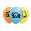 Qualatex 57262 11 in. Construction Trucks Foil Balloon