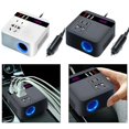 thumbnail image 3 of Car Inverter 120W Peak DC12V/24V to 110V/220V LED Display Power Inverter Adaptor, 3 of 5