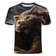 thumbnail image 1 of Marvel Superhelden Groot Film Wächter Der Galaxy Camiseta Sommer Neue 3D Druck Männer Und Frauen Baby Blumentopf Groot Camisetas tops xuanjing unisex, 1 of 2
