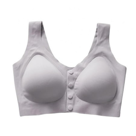 

Xmarks Women Sleeping Nursing Bra Wirefree Button Front Breathable Comfortable Soft Breastfeeding Maternity Bralette M-4XL