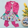 thumbnail image 6 of Wrapables Bunnies in Floral Garden Dress, 6-7Y, 6 of 12