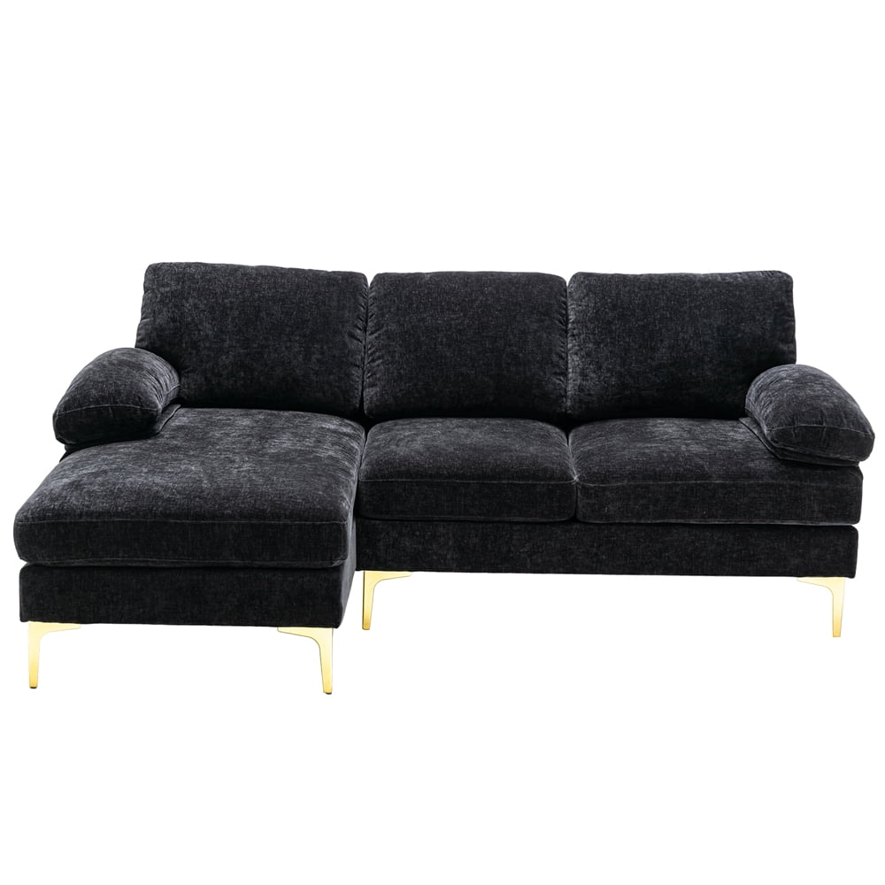 Modern Upholstered Sectional Sofa Accent Sofa, L Shaped Sectional Sofas