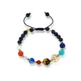 thumbnail image 2 of ELYA Jewelry Women's Solar System Natural Stone Beaded Adjustable Bracelet, 2 of 3