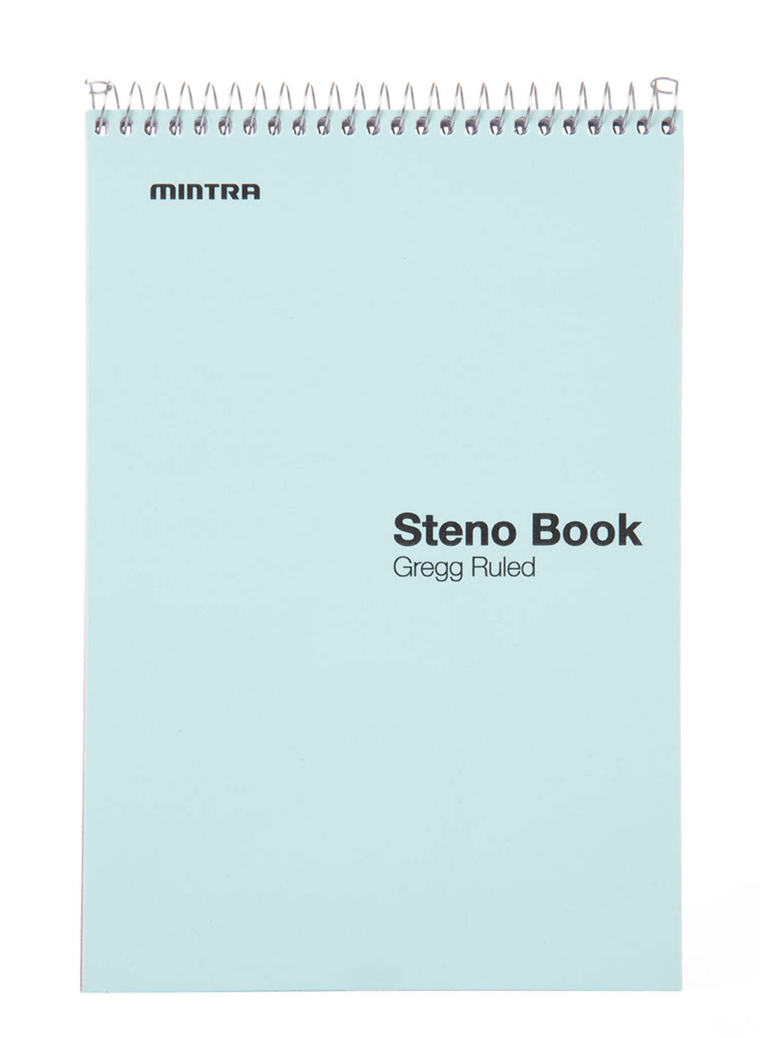 Mintra Office Steno Books (Pastel Colors 4pk - Green Tint Paper, Gregg Ruled)