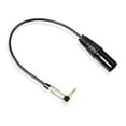 thumbnail image 3 of Cable De Audio Cable de datos 0,3 m 90 grados 3,5 mm estéreo TRS macho a XLR 3 pines macho cable de audio cable de alambre, 3 of 6