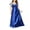 Blue, variant on ZQUUVOU Women's Plus Size Satin Dresses Silk Sleeveless Elegant Formal Gown Tie Back Waist Smocked Evening Maxi Dress Blue