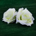 thumbnail image 3 of 20 piezas de rosas de seda artificiales cabezas de flores decoración de mesa de boda - amarillo claro Sunnimix 20PCS, 3 of 8