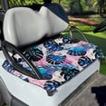 thumbnail image 3 of Garronmavis Colorful Palm Leaves Golf Cart Seat Blanket/Cover Universal Fit Golf Cart Accessories for More 2-Person Seats, Washable, 3 of 5