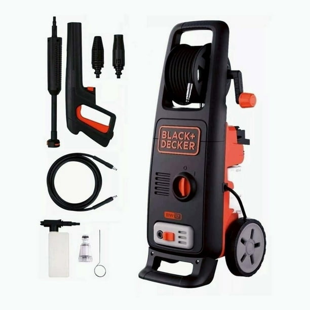 Hidrolavadora A Presion 1600 W 1885 Psi + Manguera 6 Met + Accesorios Bw17 Black And Decker Black+Decker BW17