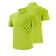 thumbnail image 3 of Camisas de Golf de Manga Corta Dri Fit Negocios Casual Top de los Hombres de Color Sólido Manga Corta Solapa, Camisa Libre de Arrugas, 3 of 8