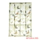 thumbnail image 1 of Cortinas de cocina con estampado de gasa, cortinas romanas para ventanas, sala de estar, dormitorio, paneles de cenefa, tratamiento de ventanas Eigraketly JJ23233-01, 1 of 6